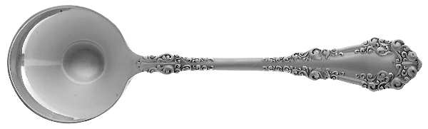 Berkshire (Silverplate, 1897) Round Bowl Soup Spoon (Bouillon)