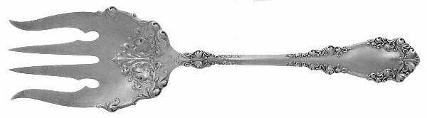 Berkshire (Silverplate, 1897) Solid Salad Serving Fork