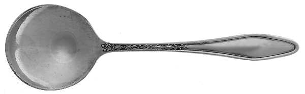 Betsy Ross (Silverplate, 1919) Round Bowl Soup Spoon (Bouillon)