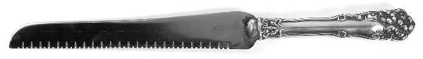 Berwick (Silverplate, 1904) Bread Knife with Stainless Blade