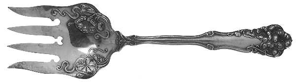 Berwick (Silverplate, 1904) Solid Salad Serving Fork