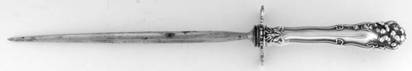Berwick (Silverplate, 1904) Large Roast Steel Rod Knife Sharpener