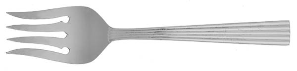 Bijou (Silverplate, 1989) Medium Solid Cold Meat Serving Fork