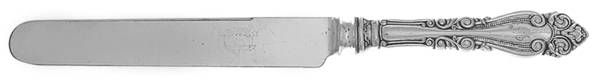 Blenheim (Silverplate, 1898) Monogram Hollow Handle Blunt Knife