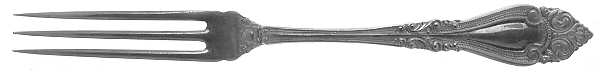 Blenheim (Silverplate, 1898) Strawberry Fork