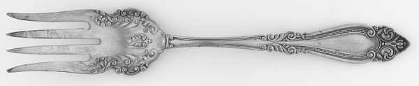 Blenheim (Silverplate, 1898) Medium Solid Cold Meat Serving Fork