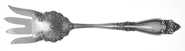 Blenheim (Silverplate, 1898) Solid Salad Serving Fork