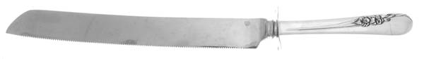 Blossom Time (Sterling, 1950) Wedding Cake Knife with Stainless Blade