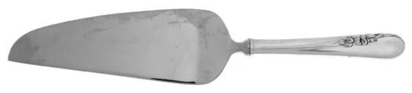 Blossom Time (Sterling, 1950) Pie & Cake Server with Stainless Blade by International Silver