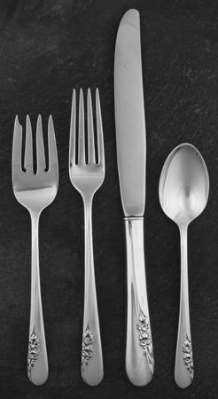 Blossom Time (Sterling, 1950) 4 Piece Place Size Setting by International Silver