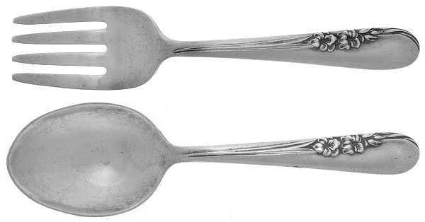 Blossom Time (Sterling, 1950) 2 Pc Baby Set (BF, BS)
