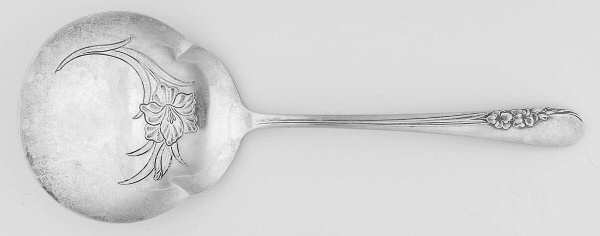 Blossom Time (Sterling, 1950) Tomato Server, Solid Piece by International Silver