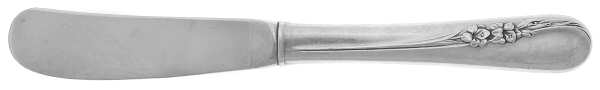 Blossom Time (Sterling, 1950) Butter Spreader Hollow Hdl-Paddle/Stainless Blade by International Silver