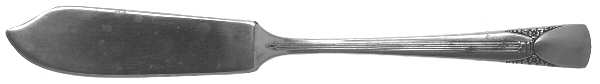 Bouquet-Embassy (Silverplate, 1939) Flat Handle Master Butter Knife
