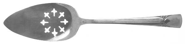 Bouquet-Embassy (Silverplate, 1939) Server-Pie/Solid-Pierced