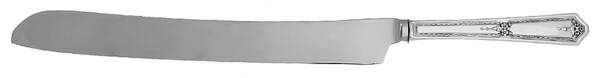 Bouquet-Vendome (Silverplate, 1924) Wedding Cake Knife with Stainless Blade HC