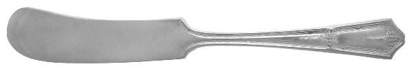 Bouquet-Vendome (Silverplate, 1924) Flat Handle Butter Spreader