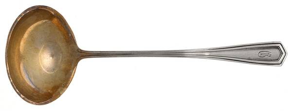 Brandon (Sterling, 1913) Solid Piece Cream Ladle by International Silver