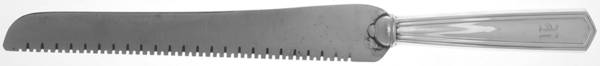 Brandon (Sterling, 1913) Bread Knife with Silverplate Blade