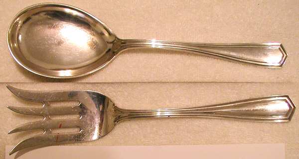 Brandon (Sterling, 1913) (2 Pc) Solid Salad Set