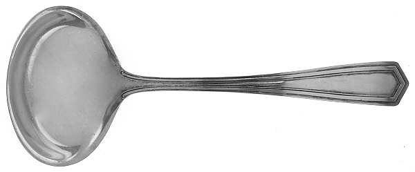 Brandon (Sterling, 1913) Solid Gravy Ladle by International Silver