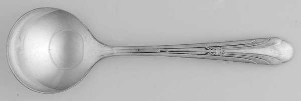 Brandon (Silverplate, 1939) Round Bowl Soup Spoon (Bouillon)