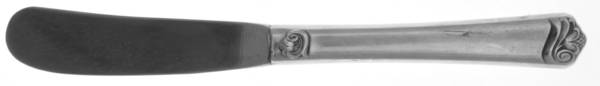 Bright Future (Silverplate, 1954) Butter Spreader Hollow Hdl-Paddle/Stainless Blade