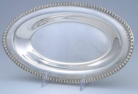 Brandon Hall (Silverplate, Hollowware) 12" Bread Tray