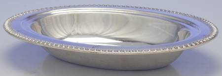 Brandon Hall (Silverplate, Hollowware) Double Vegetable Bowl-No Lid