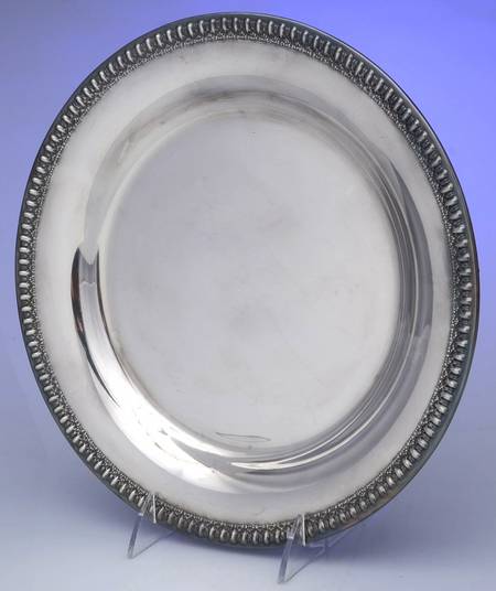Brandon Hall (Silverplate, Hollowware) 11" Round Tray