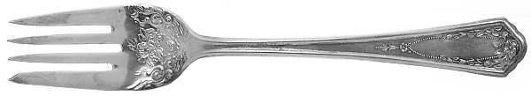 Bride (Silverplate, 1923) Individual Salad Fork