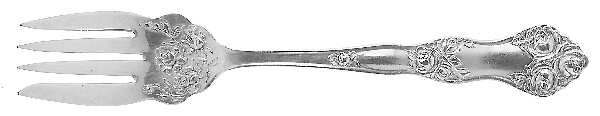 Bride (Silverplate, 1909) Individual Salad Fork