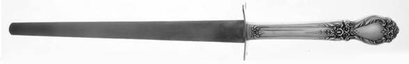 Brocade (Sterling, 1950) Large Steel Rod Knife Sharpener