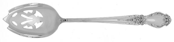 Brocade (Sterling, 1950) Pierced Tablespoon (Serving Spoon) HC