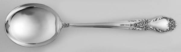 Brocade (Sterling, 1950) Round Bowl Soup Spoon (Gumbo)