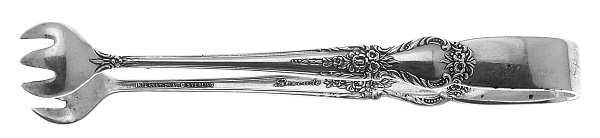 Brocade (Sterling, 1950) Sugar Tongs