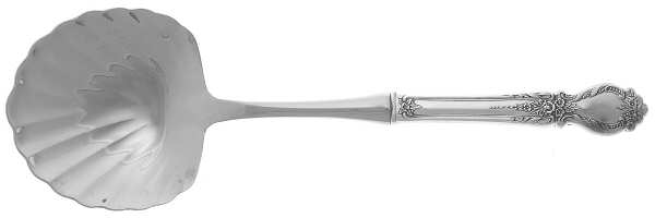 Brocade (Sterling, 1950) Casserole Spoon with Stainless Shell Bowl