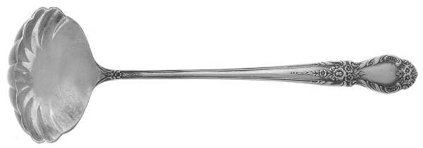 Brocade (Sterling, 1950) Solid Piece Cream Ladle