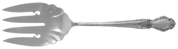 Brocade (Sterling, 1950) Solid Salad Serving Fork