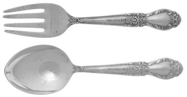 Brocade (Sterling, 1950) 2 Pc Baby Set (BF, BS)
