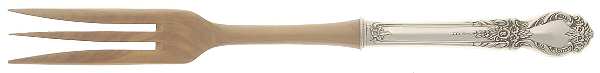 Brocade (Sterling, 1950) Salad Serving Fork Wooden Prongs
