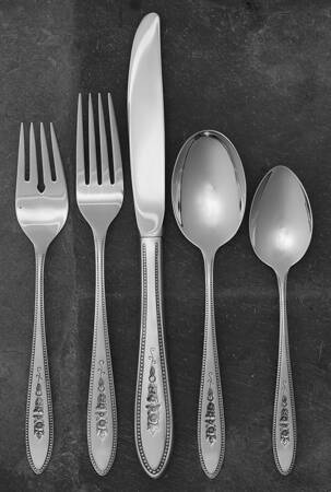 Brocade (Stainless) 5 Piece Place Setting
