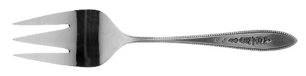 Brocade (Stainless) Medium Solid Cold Meat Serving Fork