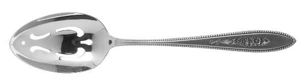 Brocade (Stainless) Pierced Tablespoon (Serving Spoon)