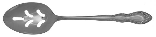 Brocade (Stainless) Pierced Tablespoon (Serving Spoon)