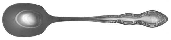 Brocade (Stainless) Sugar Spoon