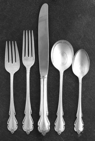 Breton Rose (Sterling, 1954) 5 Piece Place Size Setting