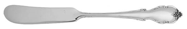 Breton Rose (Sterling, 1954) Flat Handle Butter Spreader