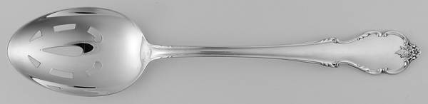 Breton Rose (Sterling, 1954) Pierced Tablespoon (Serving Spoon)