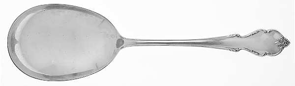 Breton Rose (Sterling, 1954) Large Solid Berry/Casserole Spoon